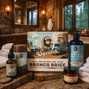 Dr. Squatch Limited Edition Men's Bronco Bricc Natural Soap Bar
